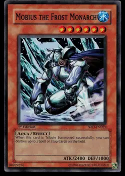 Yu-Gi-Oh Card Soul of the Duelist Mobius the Frost Monarch SOD-EN022 1st Edition - Image 1