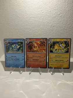 Flareon Vaporeon Jolteon Promo Card Lot Little Bit Of Edge Wear Still NM - Image 1