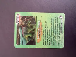 beasts of the mesozoic AVACERATOPS 1/18 replacement card only - Image 2