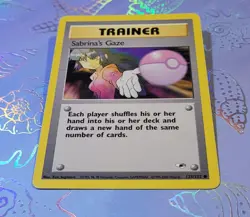 Sabrina's Gaze 125/132 Pokemon Gym Heroes Pokemon Card VLP - Image 3