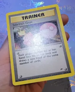 Sabrina's Gaze 125/132 Pokemon Gym Heroes Pokemon Card VLP - Image 4