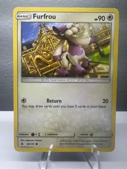 Furfrou 99/131 Forbidden Light SUN & MOON Pokemon TCG Card NM - Image 1