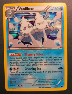 Pokemon Vanilluxe 33/99 Next Destinies Holo Rare Card 2012 NM Black & White - Image 1