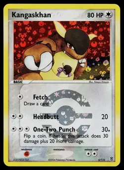 Pokemon Card - Kangaskhan FireRed & LeafGreen 6/112 Reverse Holo Rare - Image 1