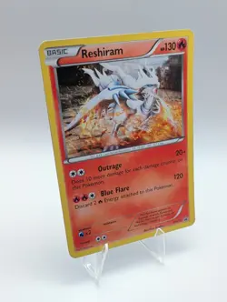 Reshiram - BW23 Holo Black Star Promo English Black and White Pokemon Card HP - Image 1