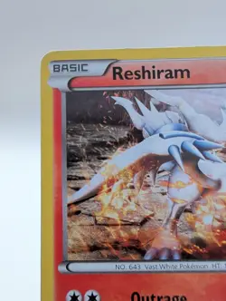 Reshiram - BW23 Holo Black Star Promo English Black and White Pokemon Card HP - Image 5