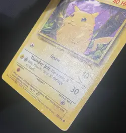 Pikachu 058/102 Base Set Regular *HEAVILY DAMAGED* Pokemon Card - Image 5