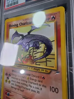 PSA 10 Shining Charizard 107/105 1st Edition Neo Destiny Graded Pokemon Card - Image 5