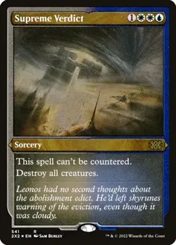 Supreme Verdict - Foil Etched 2X2 NM MTG - Image 1