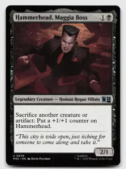 Hammerhead, Maggia Boss 659 Commander: Marvel Super Heroes MTG NM - Image 1