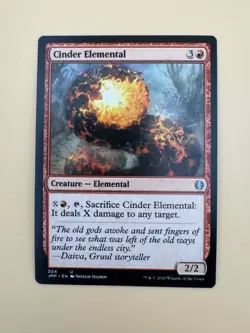 Cinder Elemental 304 Uncommon Jumpstart Magic: The Gathering Near Mint - Image 2