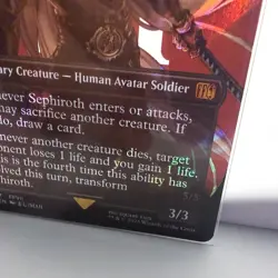 Sephiroth, Fabled SOLDIER (Borderless) (Surge Foil) - FINAL FANTASY (FIN) NM! - Image 3