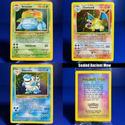 Original 151 Pokemon Cards 1999 [NM-LP] 100% Complete Set + Ancient Mew + 1st Ed - Image 2