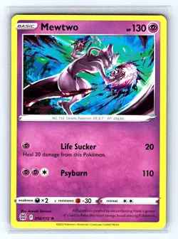 Mewtwo 056/172 Rare Brilliant Stars Pokemon Near Mint - Image 1