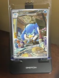 Pokemon TCG Quaxwell 207/193 Paldea Evolved Illustration Rare Full Art Holo 2023 - Image 1