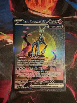 Pokemon TCG Iron Crown ex 206/162 Special Illustration Rare Temporal Forces - Image 1