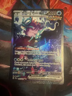 Pokemon Walking Wake ex 205/162 SV05 Temporal Forces Illus Rare Holo ENG - Image 1