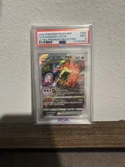 Pokemon TCG Charizard VSTAR SWSH262 Ultra Premium Collection Promo Card PSA 9 - Image 1