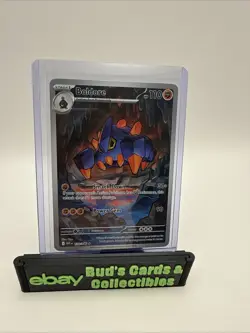 2025 Pokemon White Flare Boldore Illustration Rare IR Holo #128/086 NM - Image 1