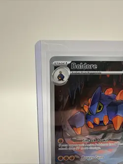 2025 Pokemon White Flare Boldore Illustration Rare IR Holo #128/086 NM - Image 2