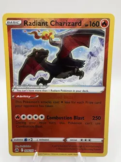 Radiant Charizard 020/159 Crown Zenith Holo English Radiant Rare 160 HP - Image 2