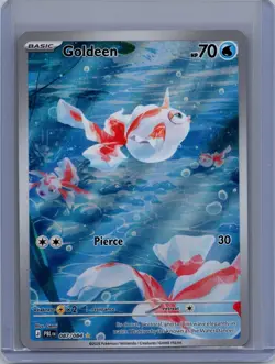 GOLDEEN 087/084 ILLUSTRATION RARE PITCH BLACK HOLO NM - Image 1