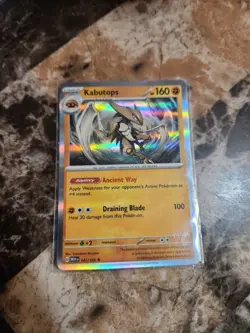 Kabutops 141/165 • Holo Rare • Scarlet & Violet 151 Pokemon TCG • - Image 1