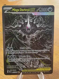 Mega Darkrai Ex Pitch Black Special Illustration Rare 116/084 - Image 1