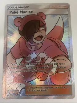 2019 Pokemon TCG Poke Maniac 236/236 Sm-Unified Minds Ultra Rare Full Art Holo - Image 1