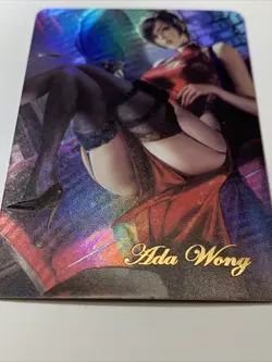 Ada Wong Resident Evil RE Hot Sexy ACG Goddess Waifu Card Girl Holo Doujin Anime - Image 5