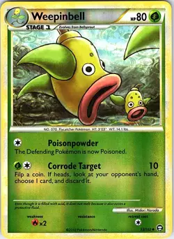 Weepinbell Reverse Holo Uncommon Triumphant 53/102 NM - Image 1