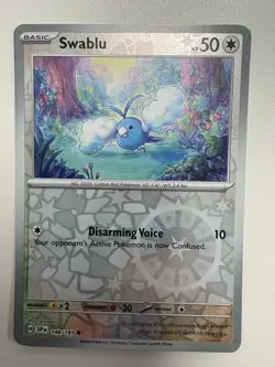 Swablu 148/191 Common Surging Sparks Pokemon Reverse Holo Near Mint - Image 1