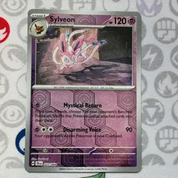 Sylveon 022/064 Uncommon Shrouded Fable Pokemon Reverse Holo Near Mint - Image 1