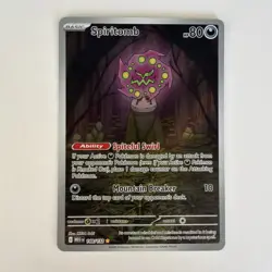 Spiritomb 148/132 Illustration Rare Mega Evolution Pokemon Near Mint - Image 1