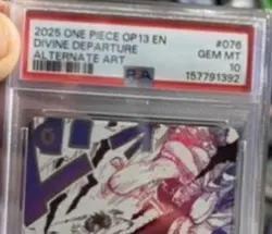 One Piece Divine Departure OP13-076 Alternate Art EN PSA 10 Gem Mint - Image 2