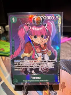 One Piece CCG Perona Character OP09-034 Illus Box Vol.4 Rare Foil Eng - Image 1