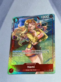 Nami ST21-009 C Parallel Alt Art Foil Starter Deck EX Gear 5 One Piece TCG NM - Image 2