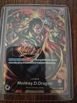 One Piece Monkey D. Dragon Alt Art Parallel Leader OP07-001 - Image 1