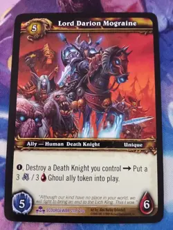 WOW TCG - Epic - Lord Darion Mograine - LP - Image 1