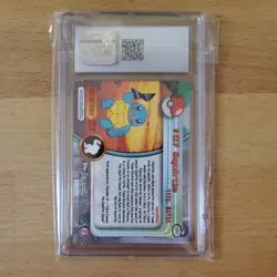 Topps CGC 9 1999 EN Squirtle Pokemon Topps Series 1 Second Print #07 - Image 2