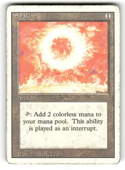 Sol Ring MP Revised Edition MTG Regular Uncommon - Image 1