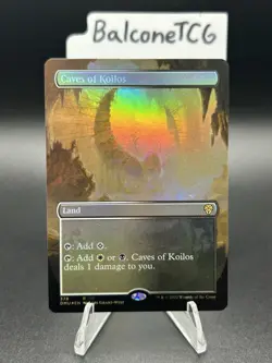 MTG Caves of Koilos (Borderless) (378) Foil Dominaria United DMU - Image 2