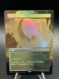 MTG Caves of Koilos (Borderless) (378) Foil Dominaria United DMU - Image 3