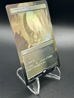 MTG Caves of Koilos (Borderless) (378) Foil Dominaria United DMU - Image 4