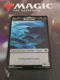 Mtg. Goblin / Marit Lage Double-Sided Token. Foil. Dominaria Remastered. Nm - Image 1