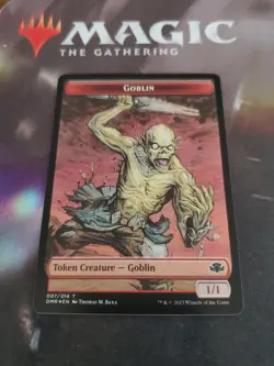 Mtg. Goblin / Marit Lage Double-Sided Token. Foil. Dominaria Remastered. Nm - Image 2
