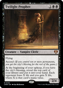 Twilight Prophet [Commander Masters] Magic MTG - Image 1