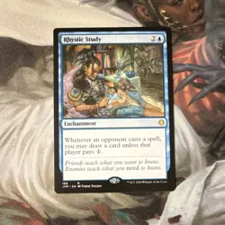 Rhystic Study - Rare - Jumpstart 2020 - Enchantment - Magic: The Gathering - Image 1