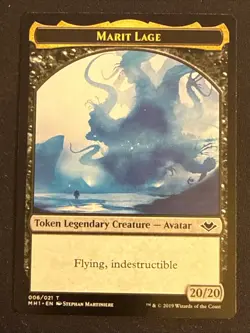 1x Token - Marit Lage (006) Modern Horizons LP MTG Magic the Gathering x1 MKE - Image 1