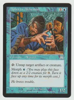 Magic the Gathering MTG Onslaught #64 Aphetto Alchemist Blue Uncommon LP - Image 1